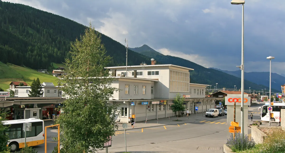 Davos at dusk